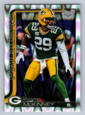 2025 Topps Chrome #113 Xavier McKinney Ray Wave Refractor