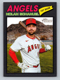 2026 Topps Heritage #117 Nolan Schanuel Black Border