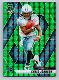 2025 Panini Mosaic #224 Chris Johnson Mosaic Green