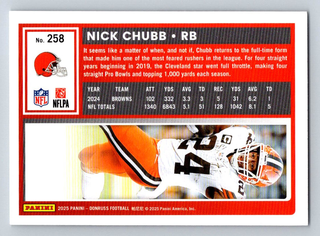 2025 Donruss #258 Nick Chubb