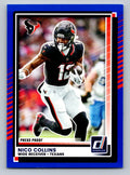 2025 Donruss #206 Nico Collins Press Proofs Blue