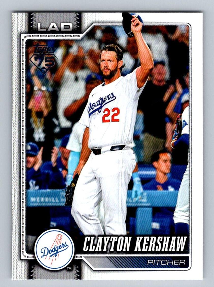2026 Topps #22 Clayton Kershaw