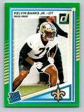 2025 Donruss #372 Kelvin Banks Jr. Press Proofs Green