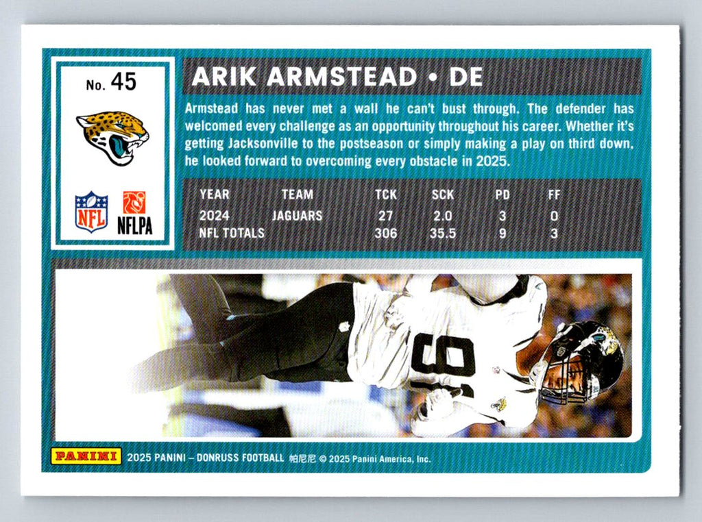 2025 Donruss #45 Arik Armstead