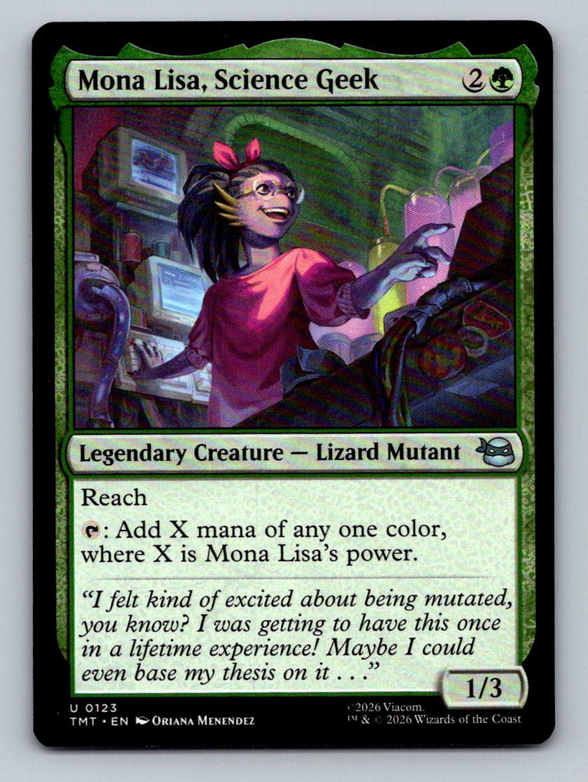 Teenage Mutant Ninja Turtles #123 Mona Lisa, Science Geek