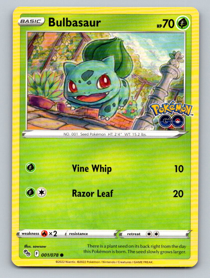 Pokemon GO #001/078 Bulbasaur