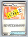 SV09: Journey Together #156/159 Redeemable Ticket