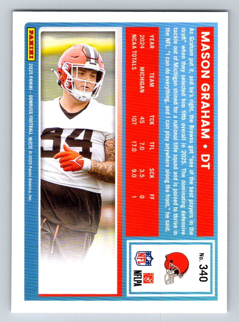 2025 Donruss #340 Mason Graham