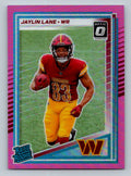 2025 Donruss #335 Jaylin Lane Optic Rated Rookies Preview Pink
