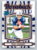 2025 Donruss #33 Riley Leonard Rated Rookies Throwback