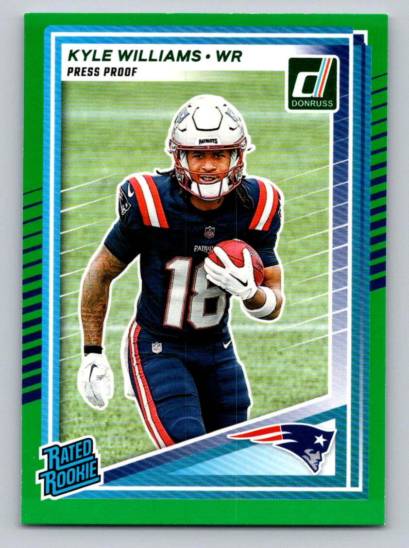 2025 Donruss #327 Kyle Williams Press Proofs Green