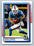 2025 Donruss #53 Khalil Shakir