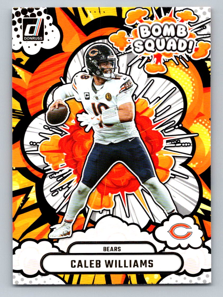 2025 Donruss #BS-CWS Caleb Williams Bomb Squad
