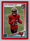 2025 Donruss Optic #231 Tez Johnson Red Hyper
