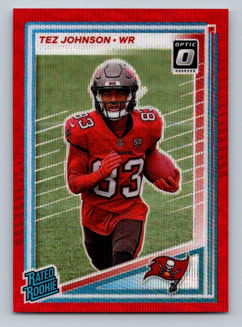 2025 Donruss Optic #231 Tez Johnson Red Hyper