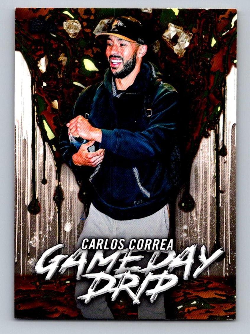 2026 Topps #GD-20 Carlos Correa Gameday Drip