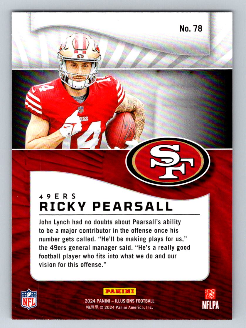 2024 Panini Illusions #78 Ricky Pearsall Retail