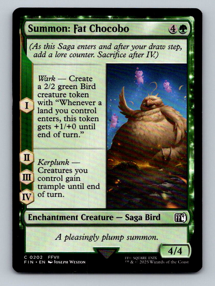 FINAL FANTASY #202 Summon: Fat Chocobo
