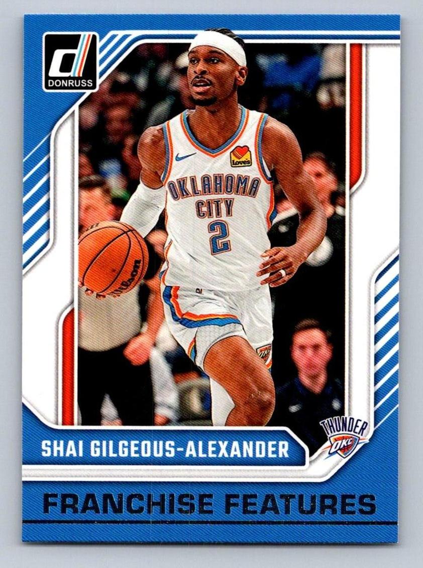 2024-25 Donruss #27 Shai Gilgeous-Alexander Franchise Features