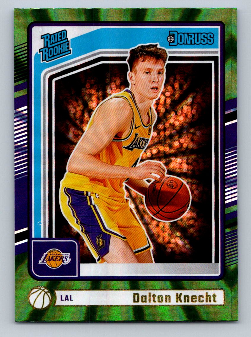 2024-25 Donruss #227 Dalton Knecht Holo Green Laser