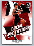 2024-25 Donruss #11 Kel'el Ware Great X-Pectations