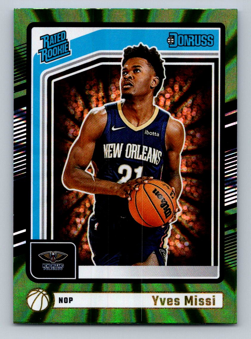2024-25 Donruss #217 Yves Missi Holo Green Laser