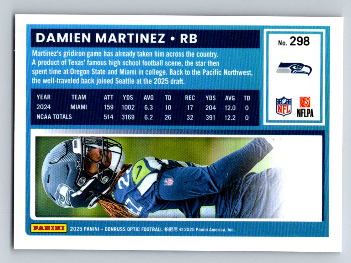 2025 Donruss Optic #298 Damien Martinez