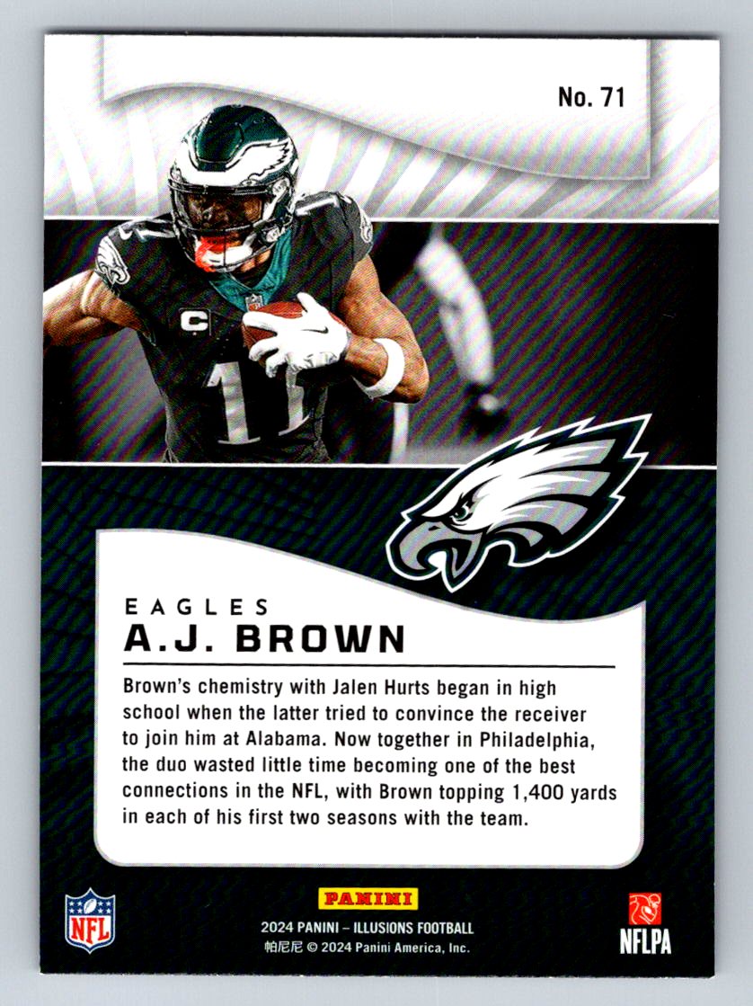 2024 Panini Illusions #71 A.J. Brown Retail
