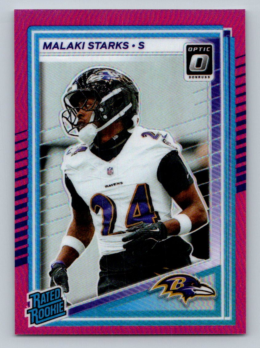2025 Donruss Optic #256 Malaki Starks Pink