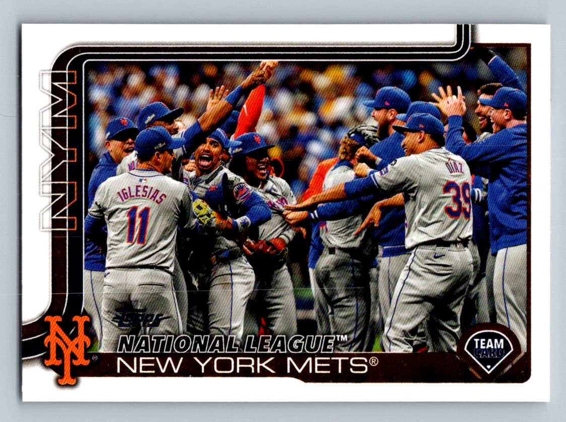 2025 Topps #553 New York Mets