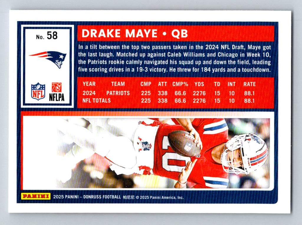 2025 Donruss #58 Drake Maye