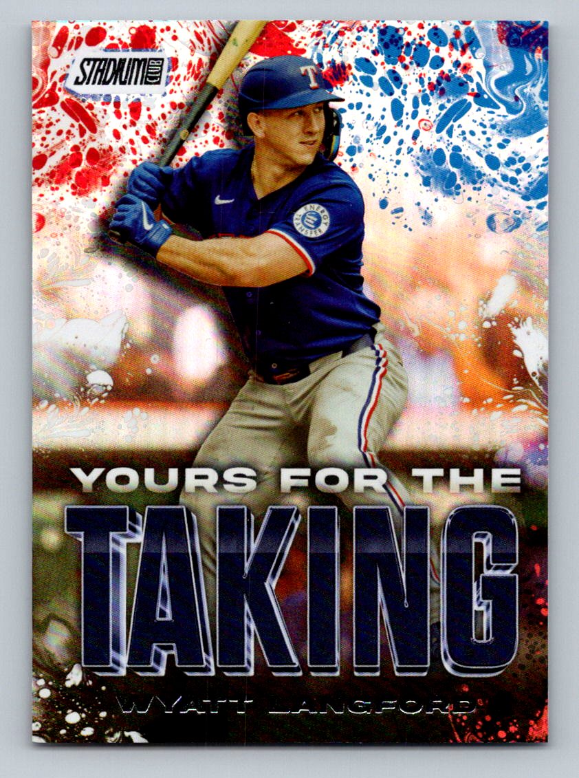 2025 Stadium Club #YK-23 Wyatt Langford Yours for the Taking
