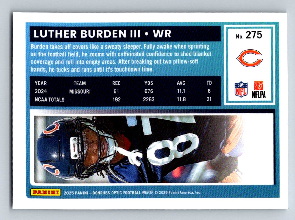 2025 Donruss Optic #275 Luther Burden III