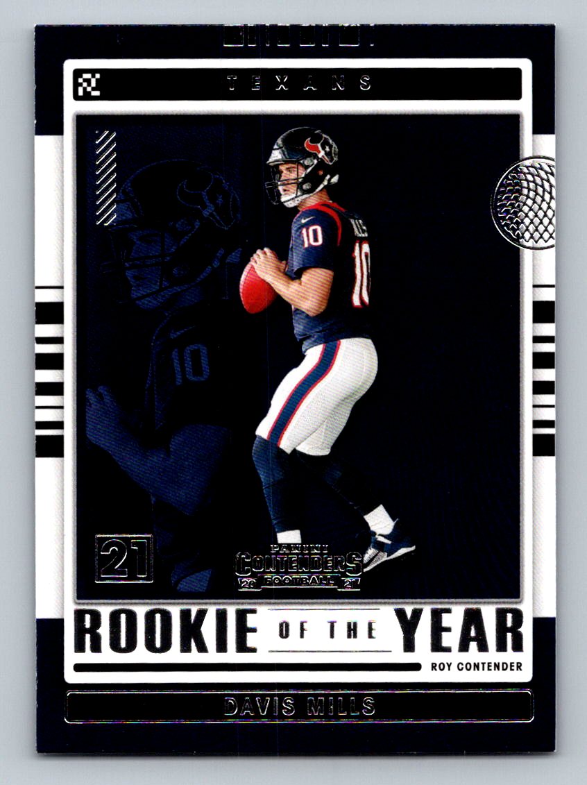 2021 Panini Contenders #ROY-DMI Davis Mills Rookie of the Year Contenders