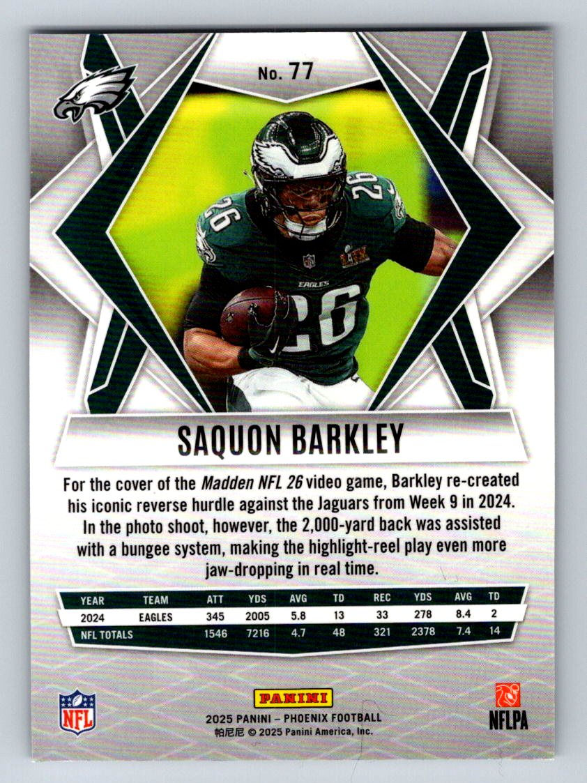 2025 Panini Phoenix #77 Saquon Barkley