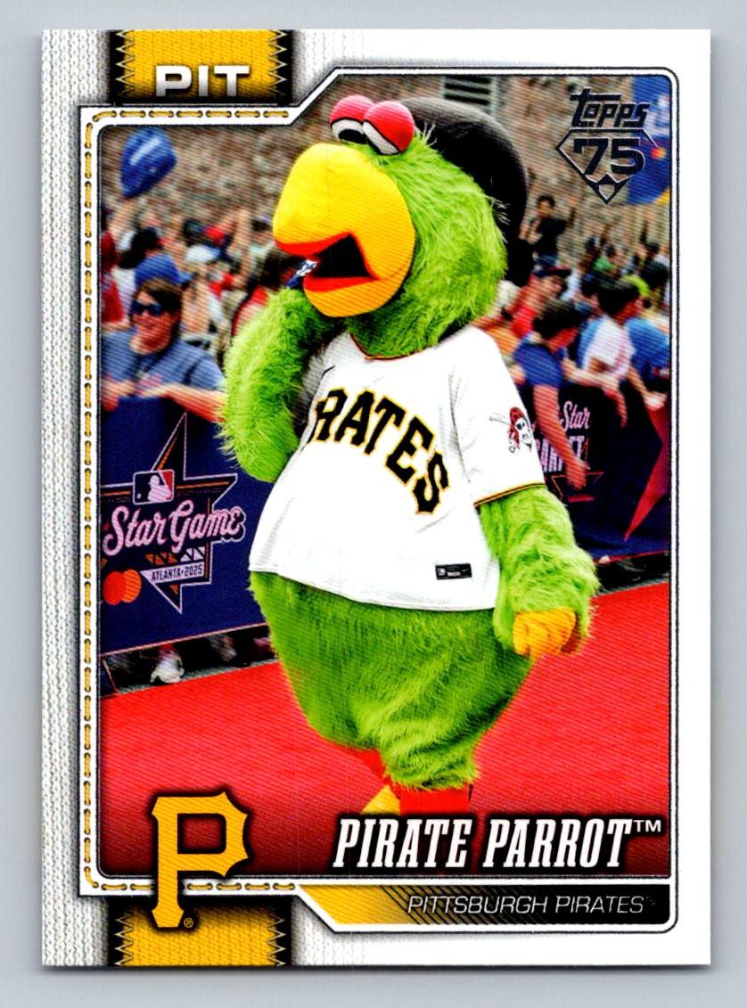 2026 Topps #M-17 Pirate Parrot Mascots