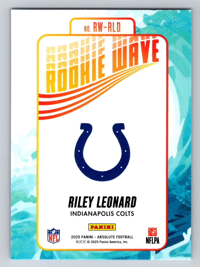 2025 Panini Absolute #RW-RLD Riley Leonard Rookie Wave