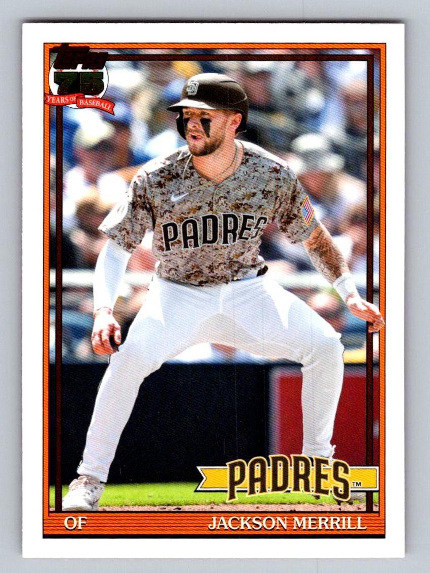 2026 Topps #T91-78 Jackson Merrill 1991 Topps Baseball 35th Anniversary