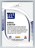 2025 Donruss Optic #17 Abdul Carter Hidden Potential