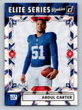 2025 Donruss #ESR-ACR Abdul Carter The Elite Series Rookies