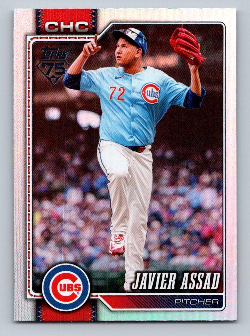 2026 Topps #535 Javier Assad Holo Foil