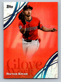 2026 Topps #GW-27 Steven Kwan Glove Work