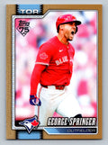 2026 Topps #455 George Springer Gold #/2026
