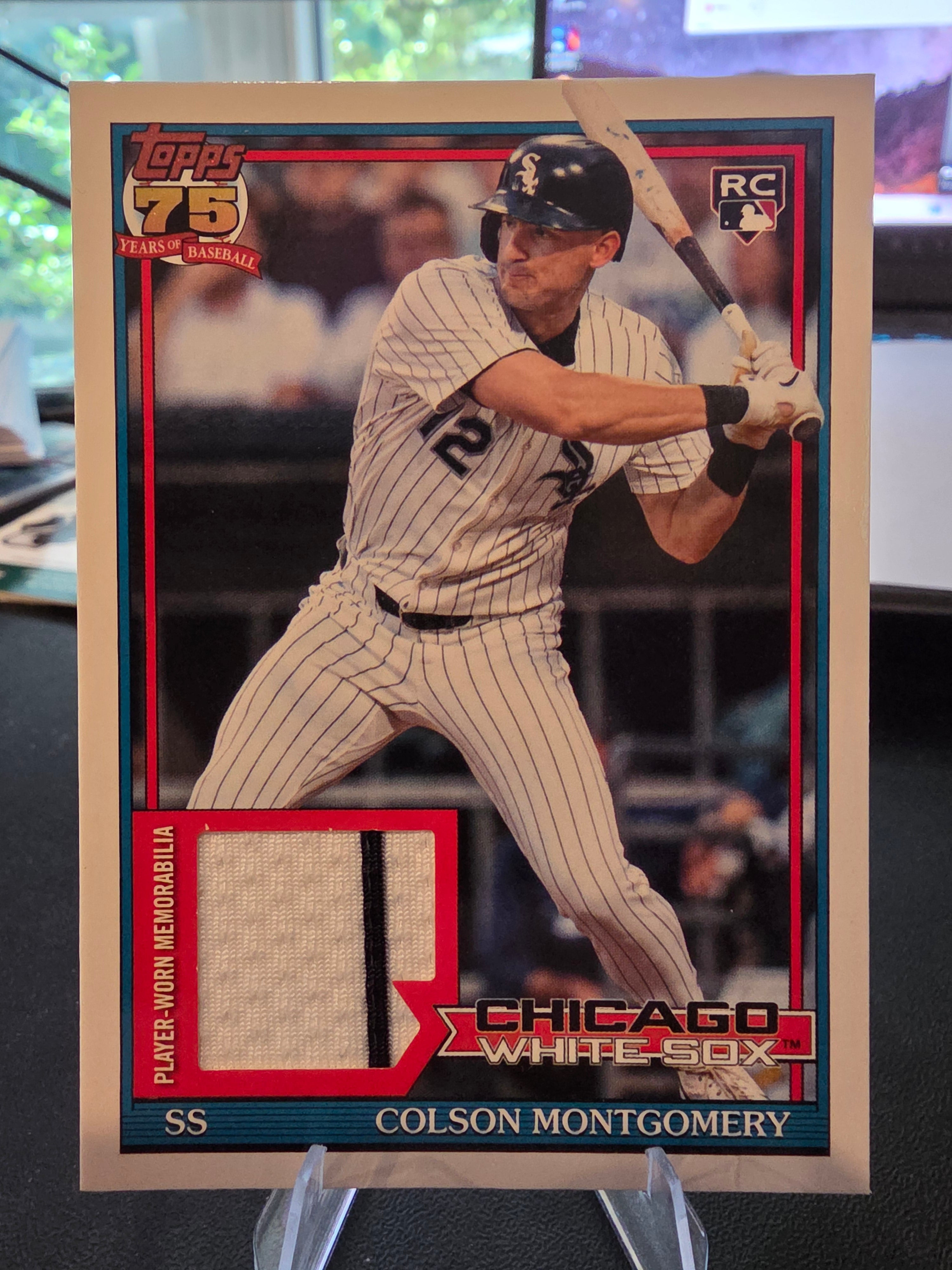 2026 Topps #91R2-CM Colson Montgomery 1991 35th Anniversary Relics (Series Two)